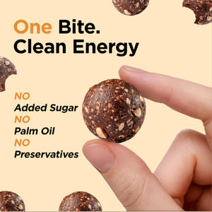 Premium Hazelnut Chocolate Laddoos | Sugar-Free Energy Balls | High Protein Dry Fruit Laddu | Natural & Gluten-Free | No Added Sugar | Pack of 15