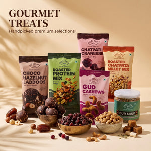 Anmol Rakhi Gift Hamper for Brother with Snacks, 14 Items | 2 Handcrafted Rakhis, Roli Chawal, Greeting Card, Protein Mix, Gud Cashew, Choco Laddoo, Millet Mix, Raksha Bandhan Combo