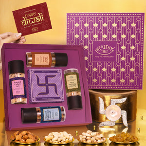 Swastik Box Diwali Dry Fruit Gift Box Hamper