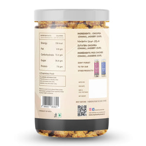 Healthy Treat Gur Chana or Roasted chickpeas with natural pure jaggery, these are healthy diabetic friendly immunity jaggery shots which are protein rich and full of nutrients.