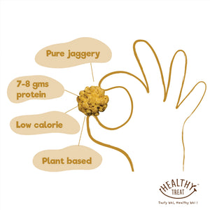 Healthy Treat gur Chana or Roasted chickpeas with natural pure jaggery, these are healthy diabetic friendly immunity shots which are protein rich and full of nutrients.