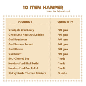 Healthy Treat Anmol Rishta Rakhi Gift Hamper