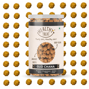 Healthy Treat gur Chana or Roasted chickpeas with natural pure jaggery, these are healthy diabetic friendly immunity shots which are protein rich and full of nutrients.