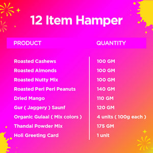 Wholesome celebrations Holi Gift Hamper