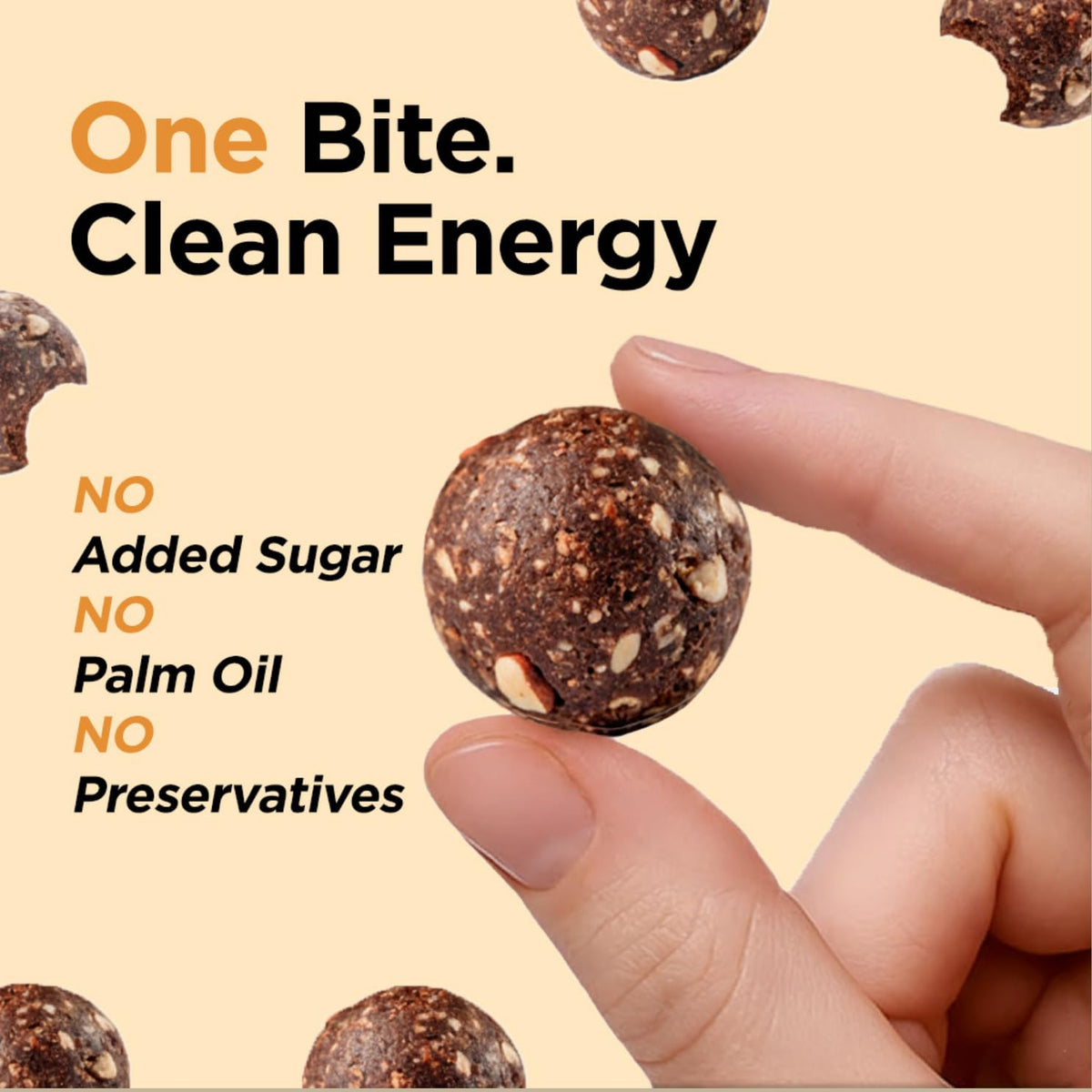 Premium Hazelnut Chocolate Laddoos | Sugar-Free Energy Balls | High Protein Dry Fruit Laddu | Natural & Gluten-Free | No Added Sugar | Pack of 15