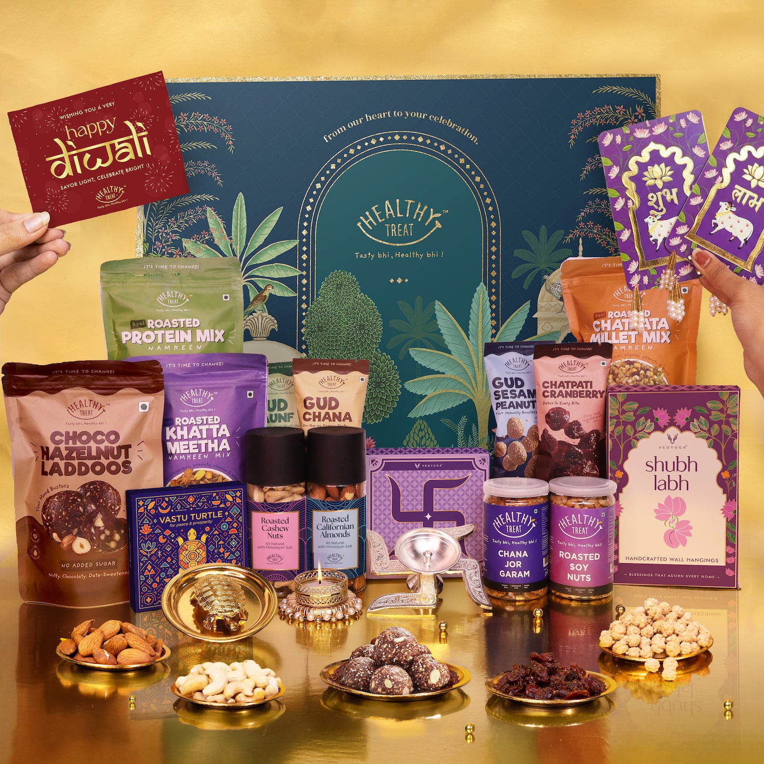 Healthy Treat Festive Luxe Luxury Gift Box Hamper