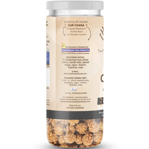 Healthy Treat gur Chana or Roasted chickpeas with natural pure jaggery, these are healthy diabetic friendly immunity shots which are protein rich and full of nutrients.