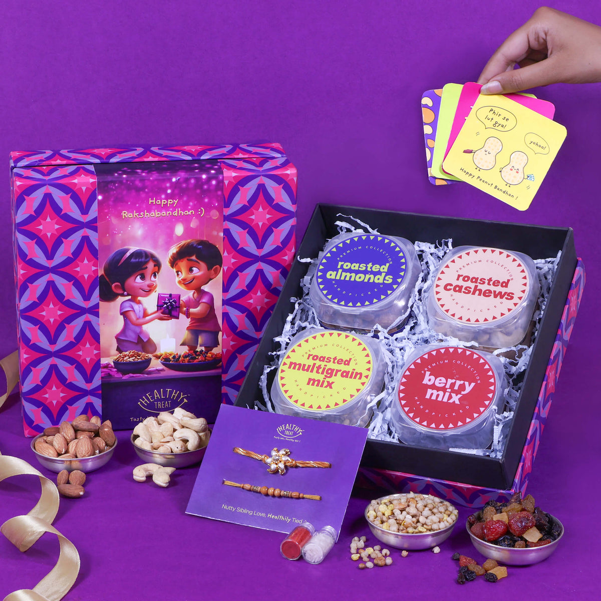 rakhi snacks hamper box