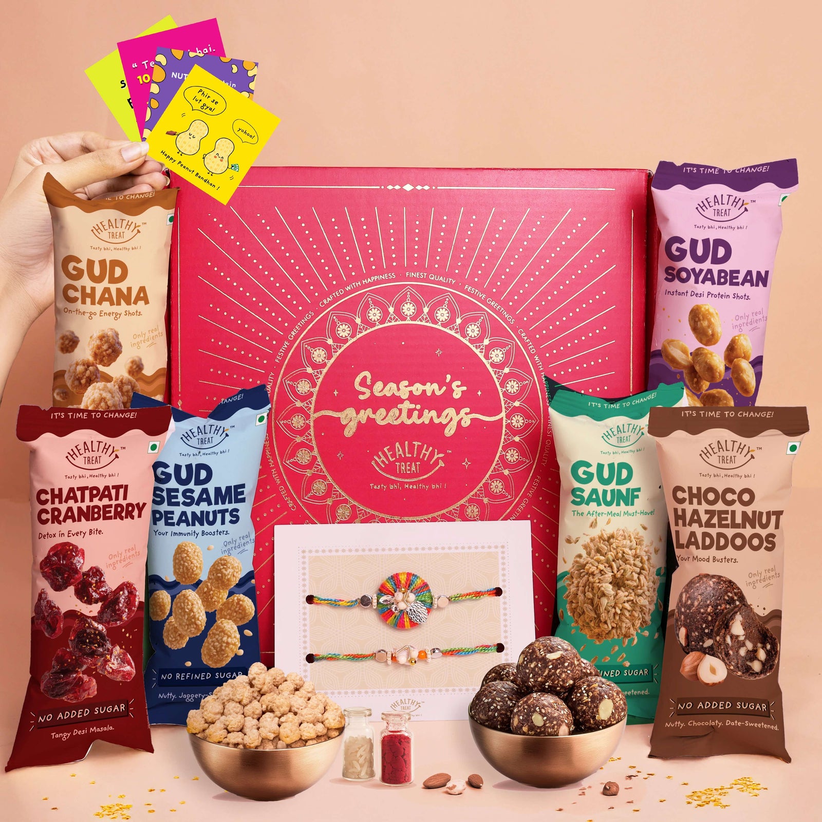 Healthy Treat Anmol Rishta Rakhi Gift Hamper