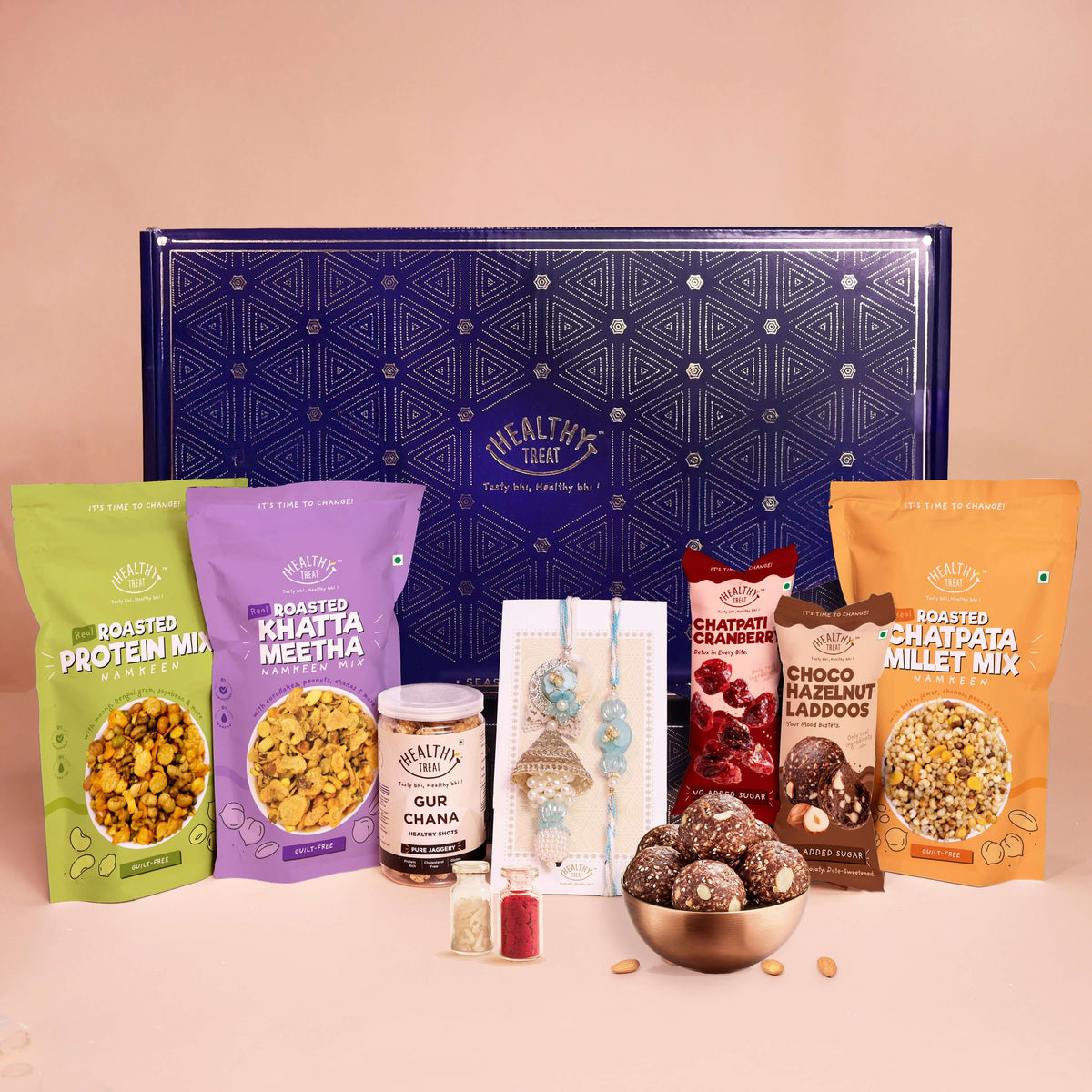 Healthy Treat Pavitra Rishta Rakhi Gift Hamper