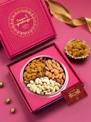 Diwali Shagun Dry Fruits Gift Box