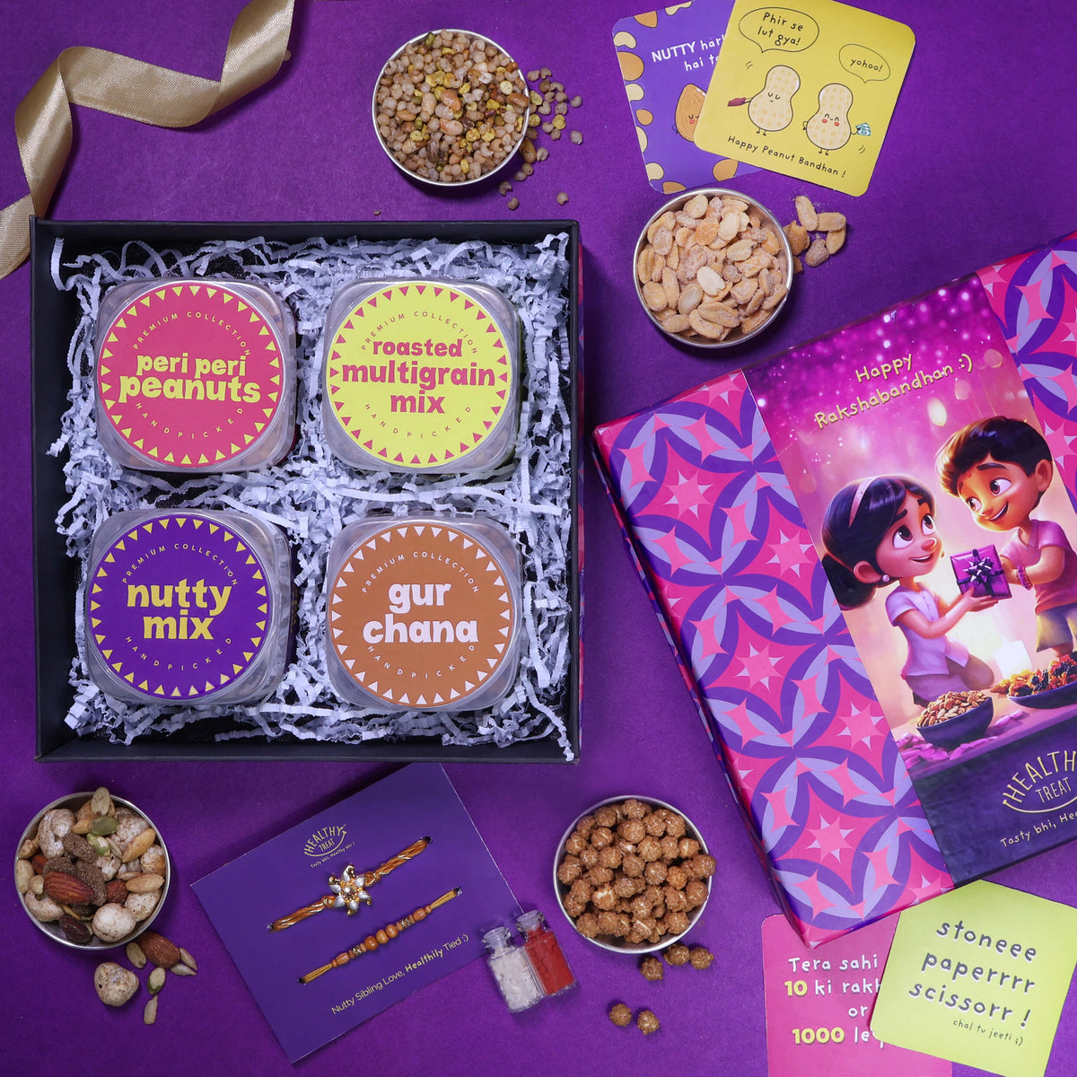 snacks rakhi gift hamper 