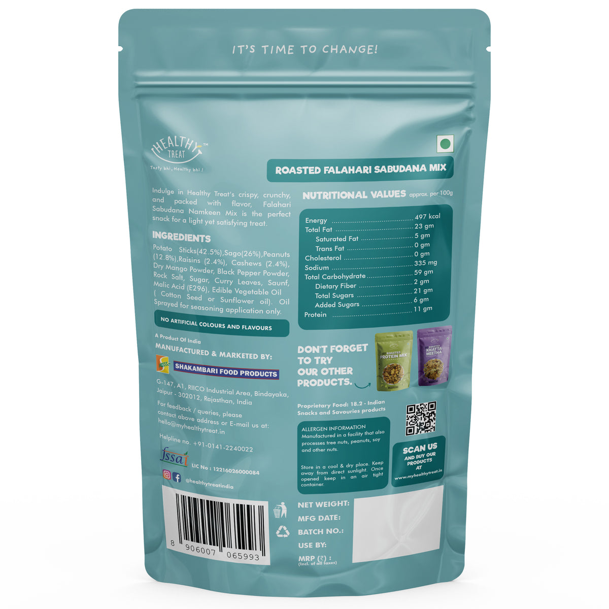 Roasted Falahari Sabudana Namkeen Mix 100gm