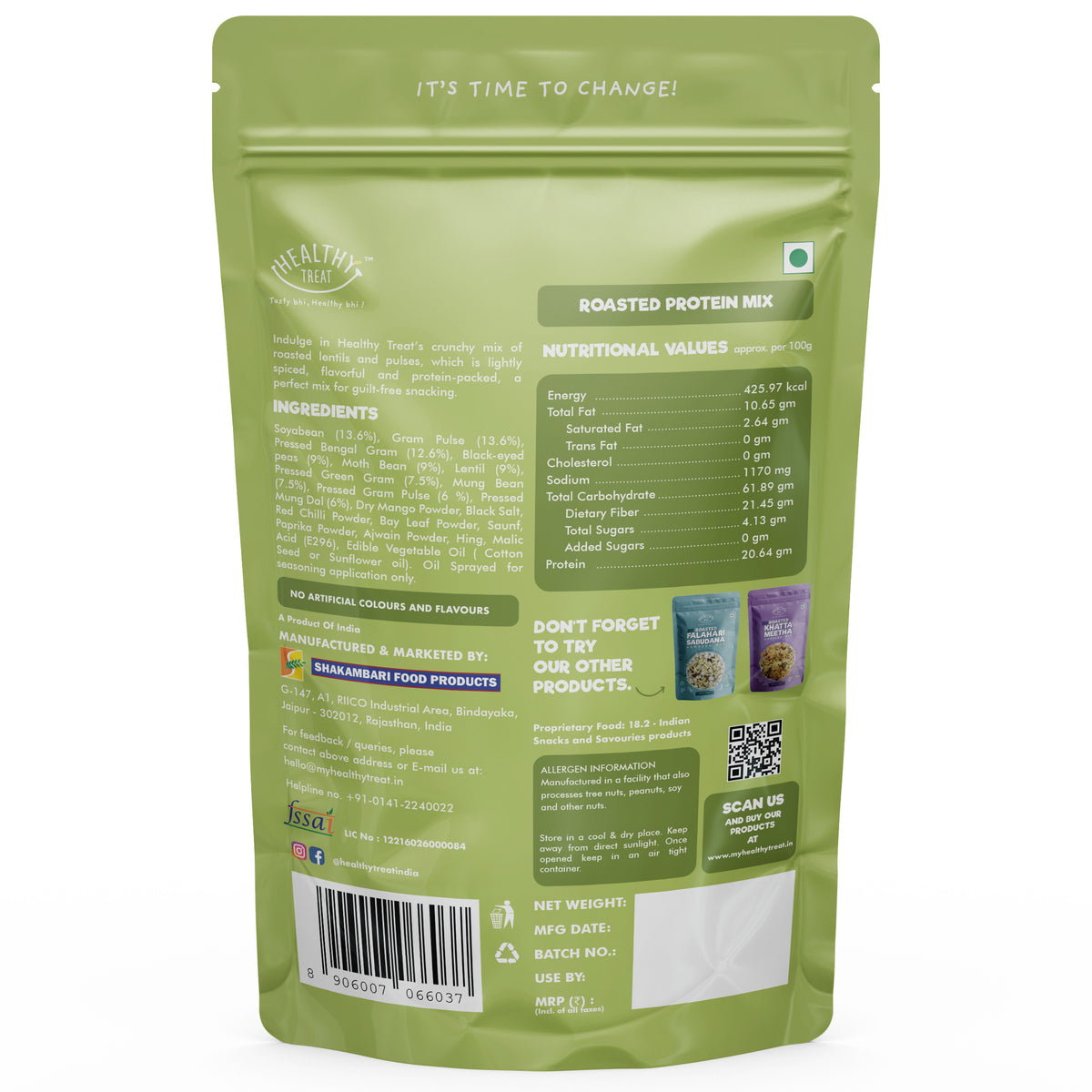 Roasted Protein Mix Namkeen 100gm