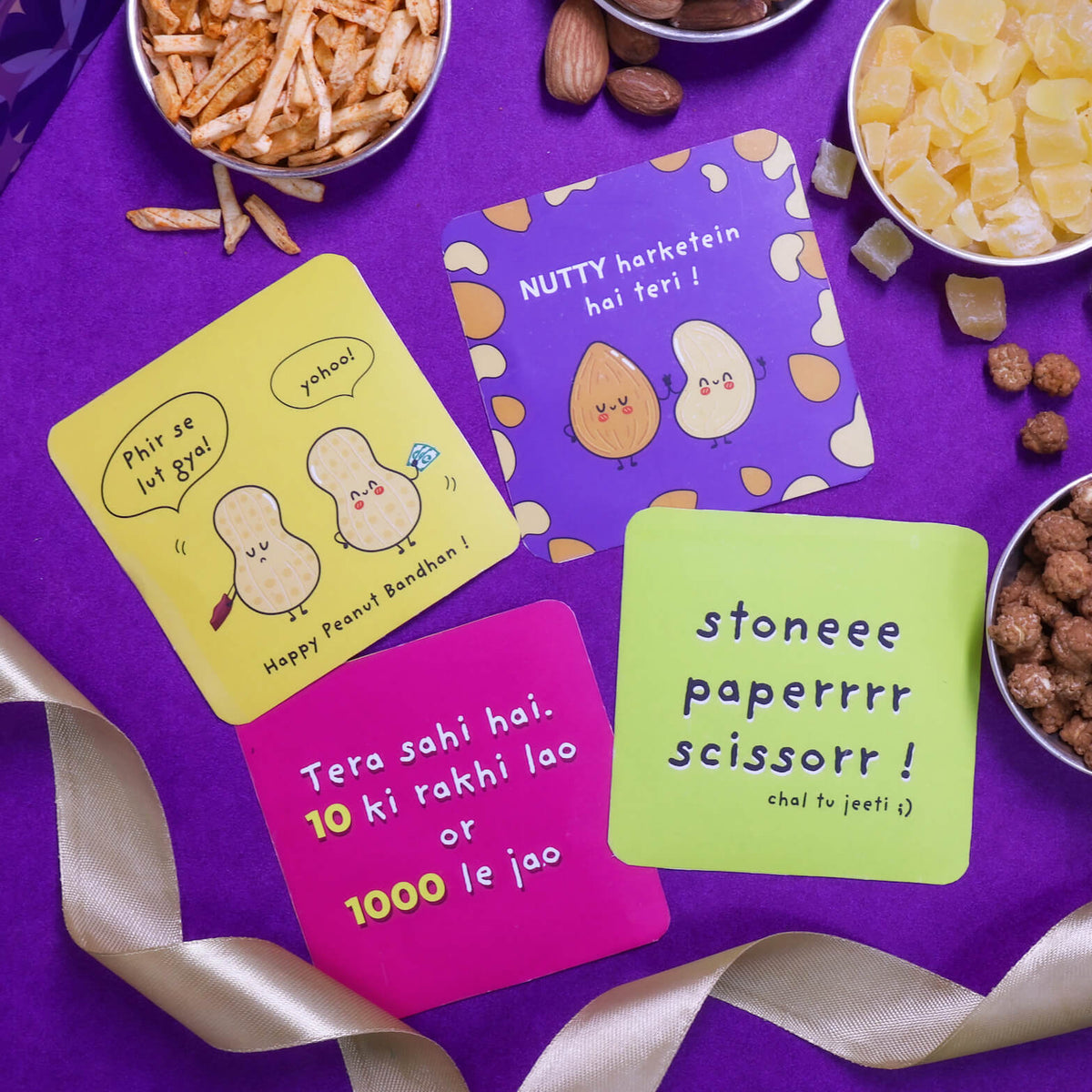 rakhi snacks gift combo