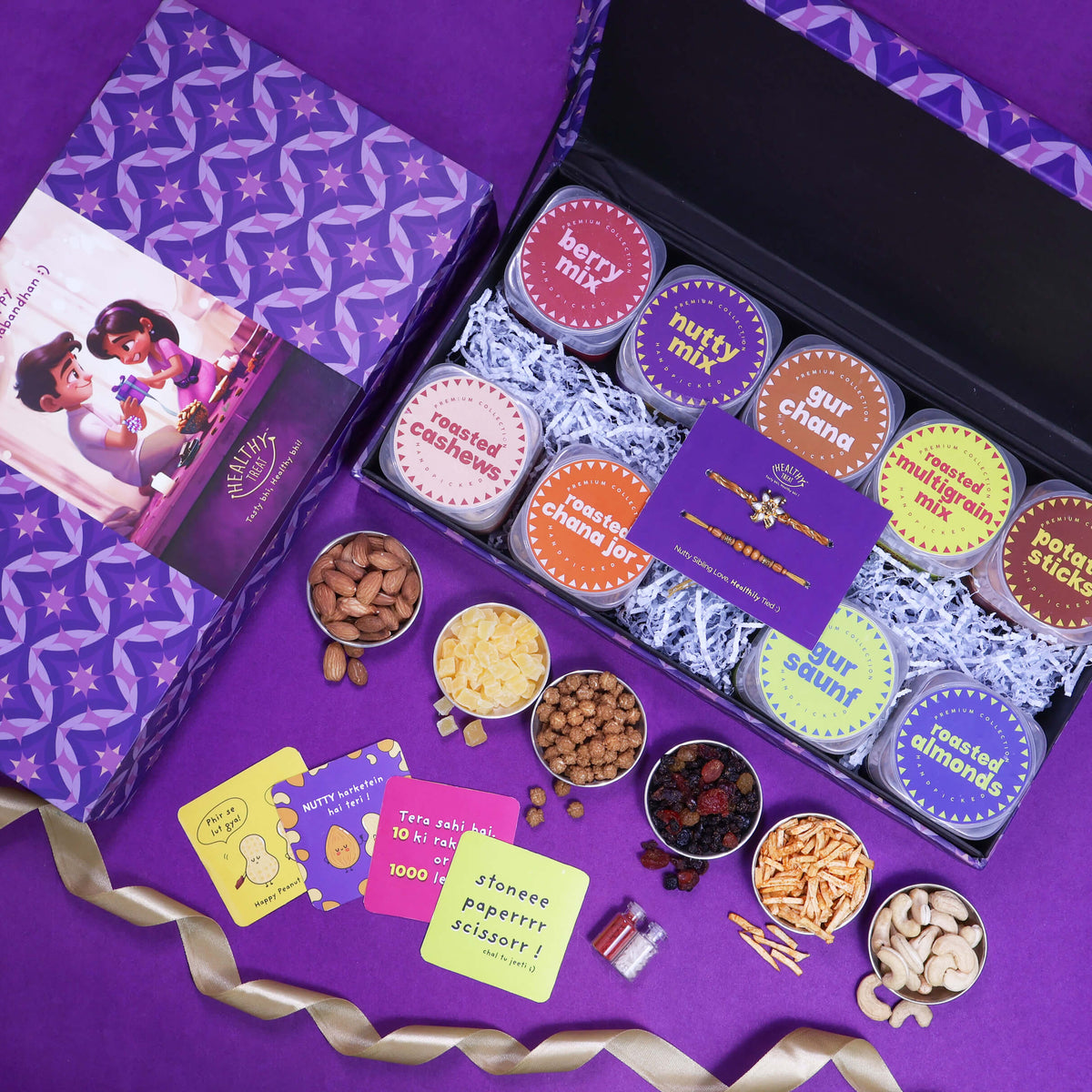 snacks rakhi gift hamper