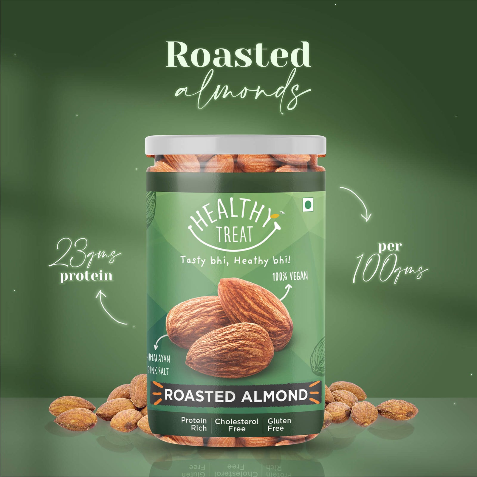 roasted almonds