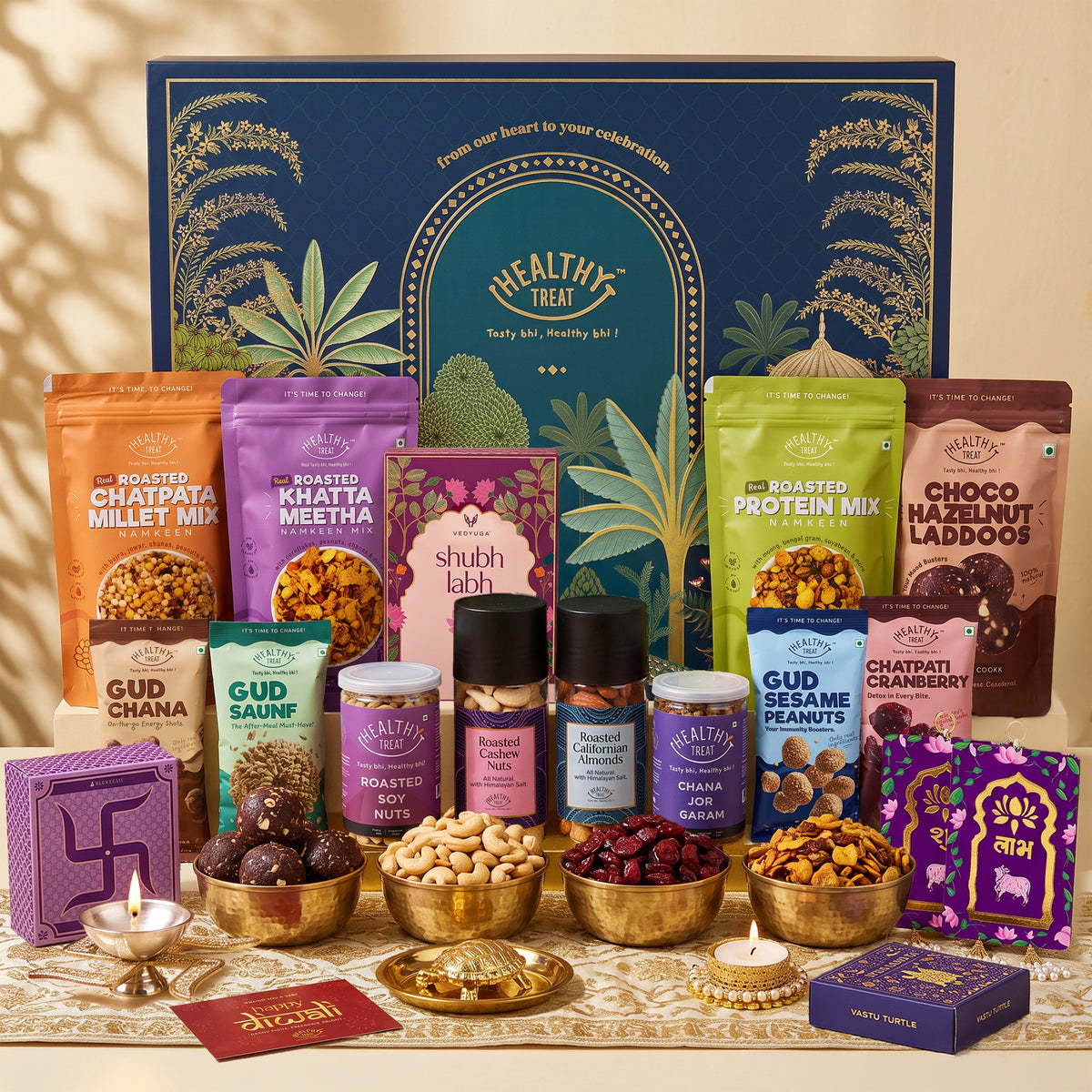 Healthy Treat Festive Luxe Luxury Gift Box Hamper