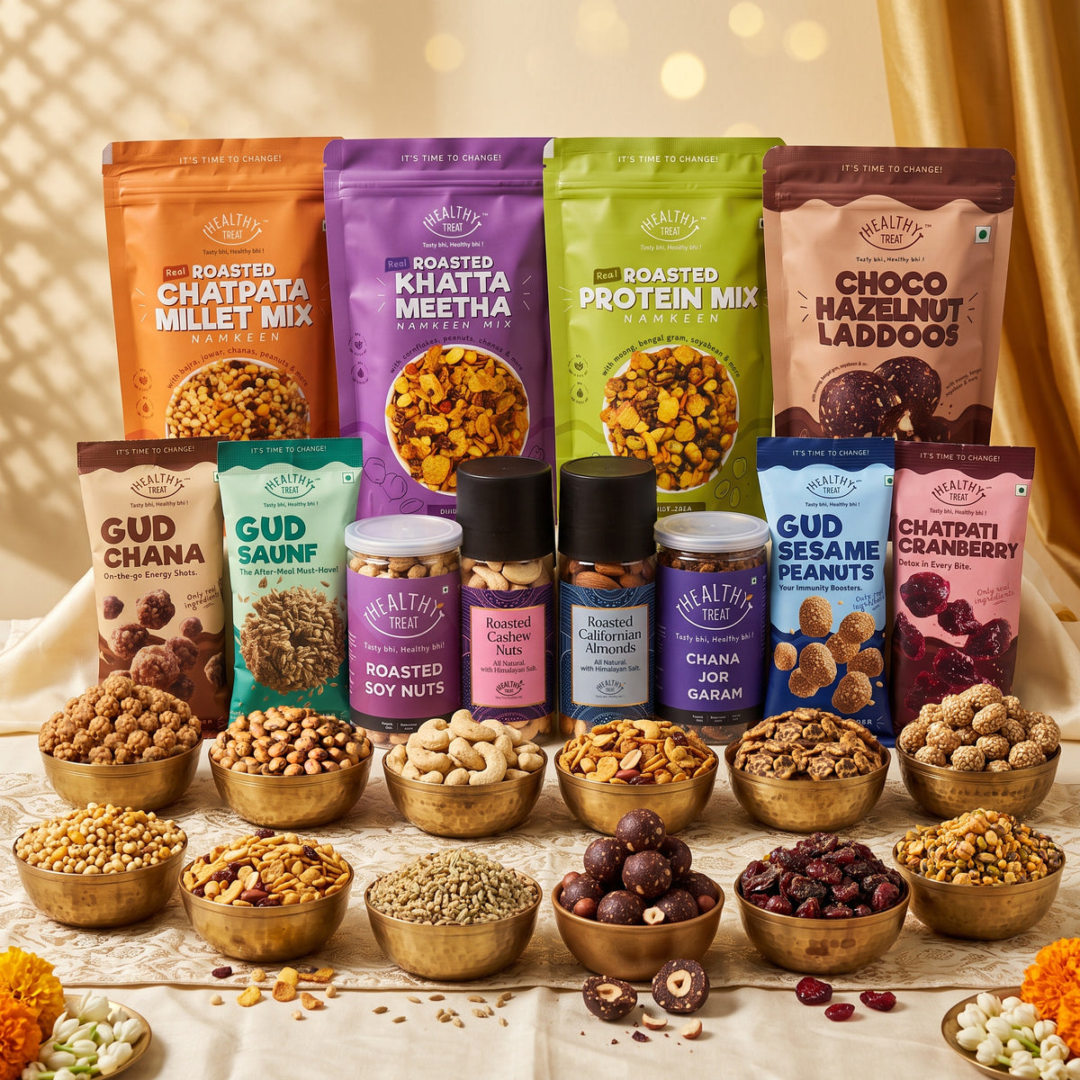 Healthy Treat Festive Luxe Luxury Gift Box Hamper