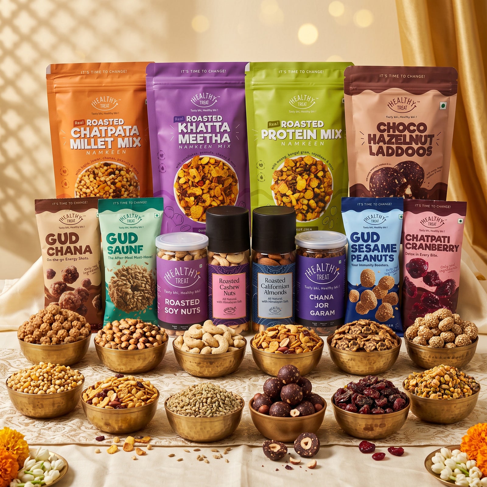 Healthy Treat Festive Luxe Luxury Gift Box Hamper
