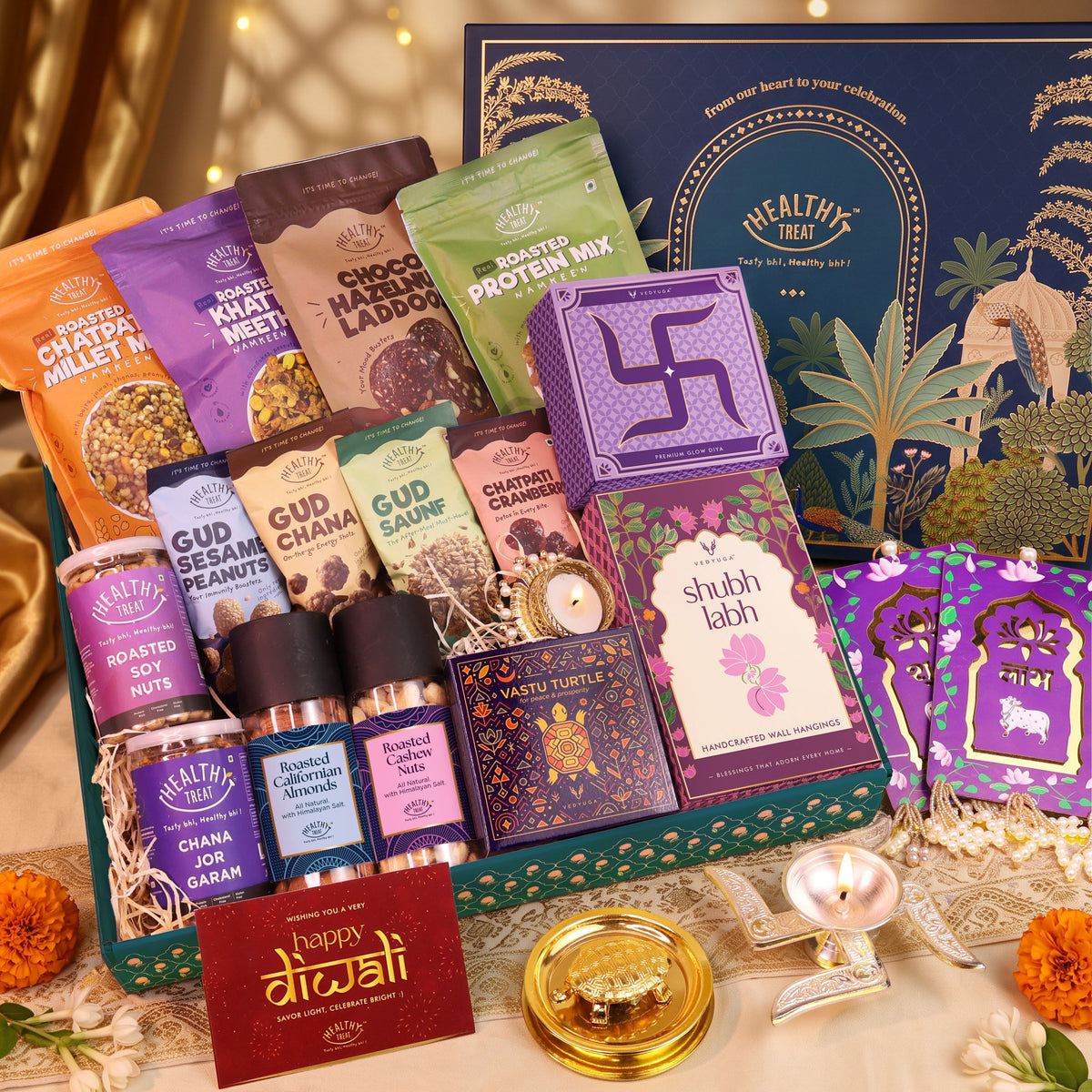 Healthy Treat Festive Luxe Luxury Gift Box Hamper