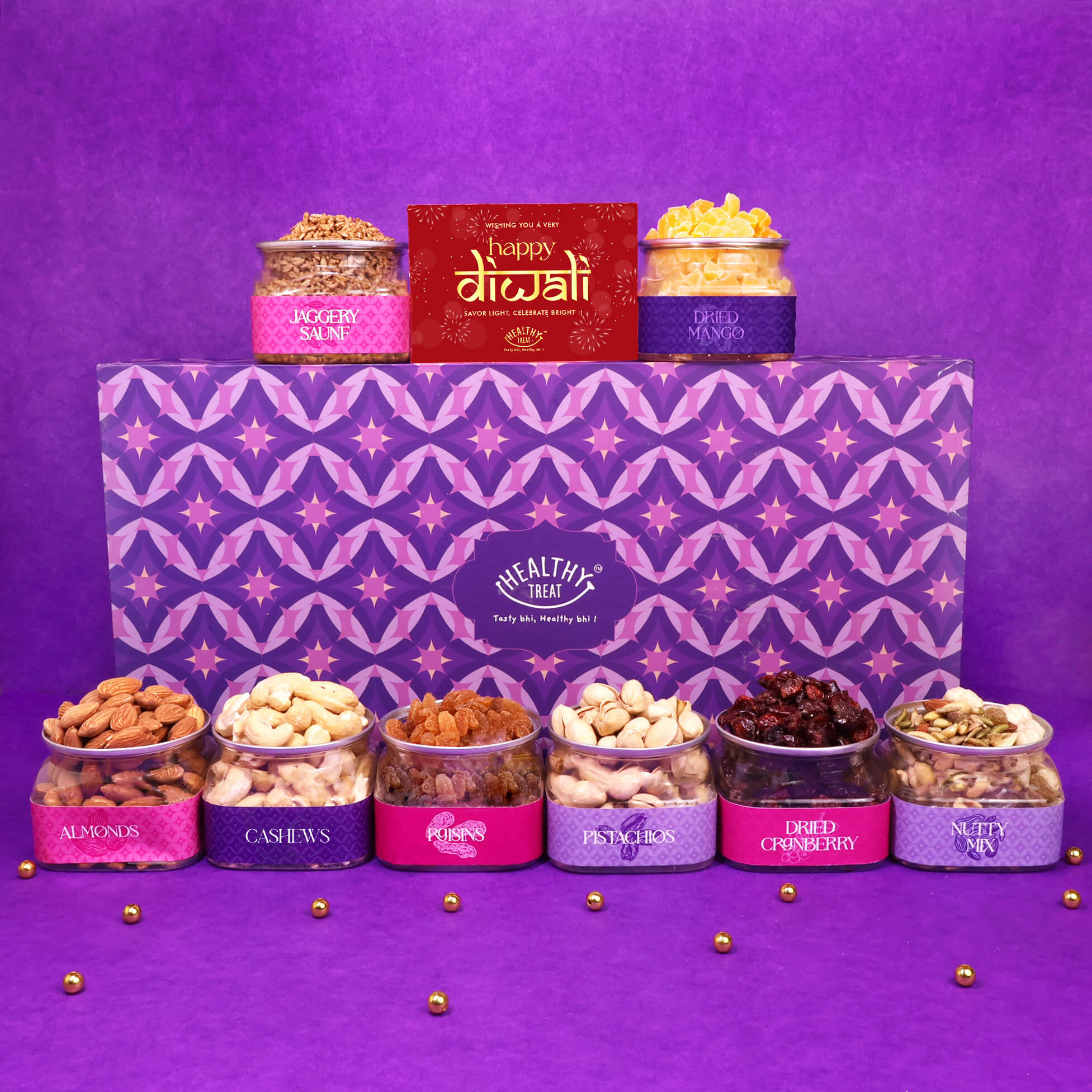 Festivities Premium Diwali Dry Fruit Gift Box Hamper