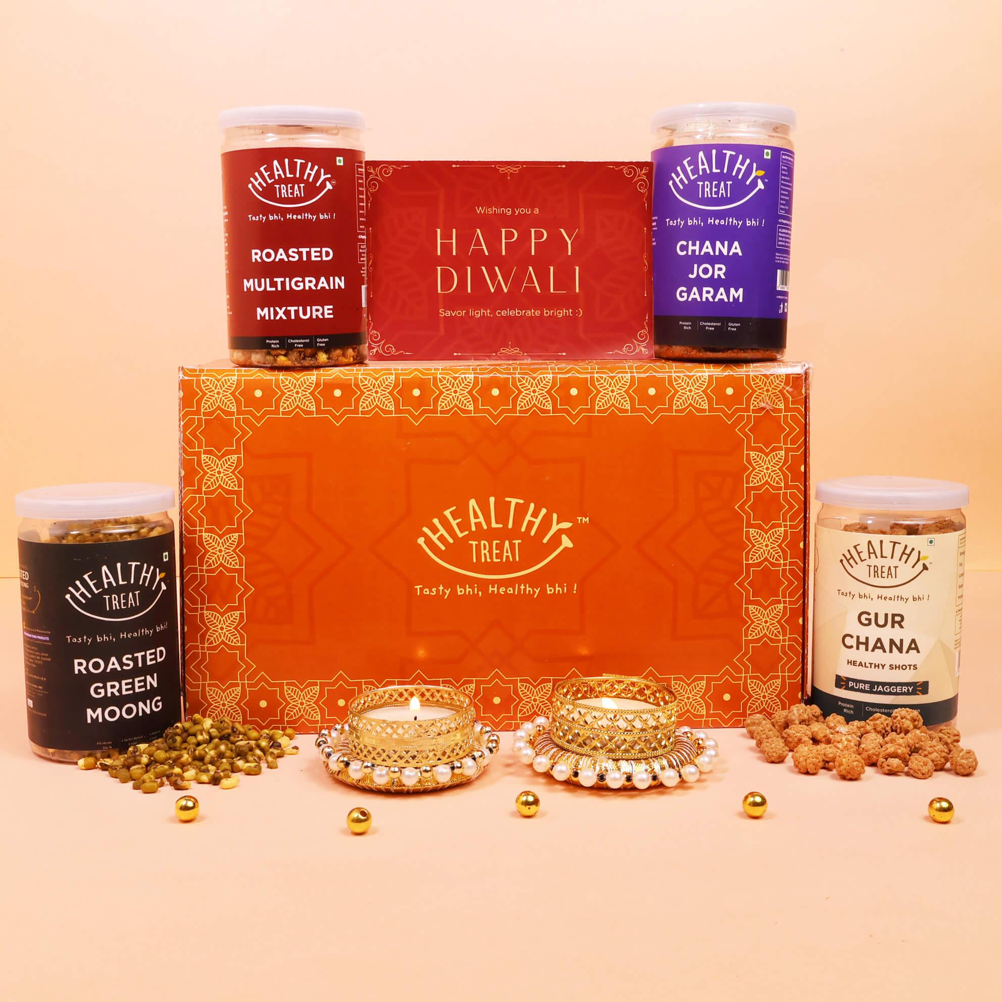 joyous diwali snacks gift hamper