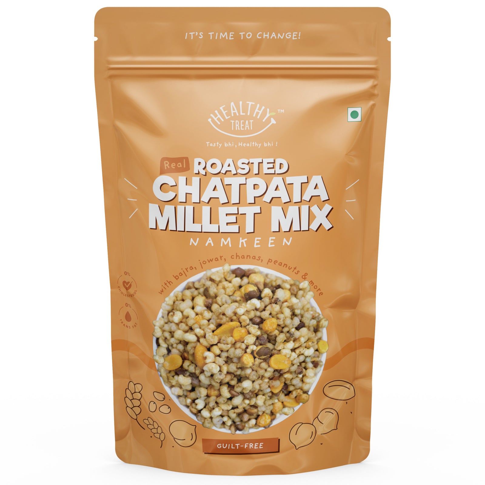 Roasted Chatpata Millet Mix Namkeen 100gm