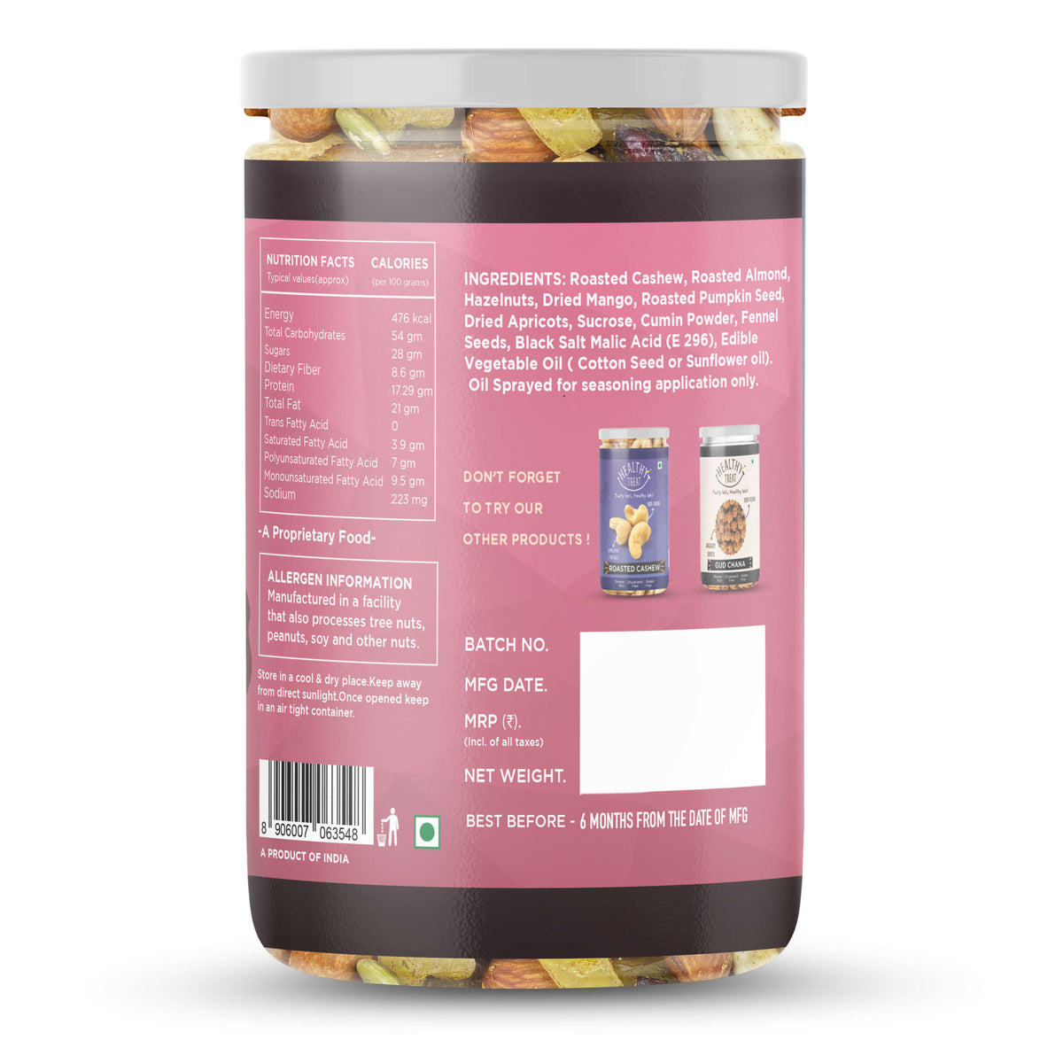 Healthy Treat pregnancy special trail mix