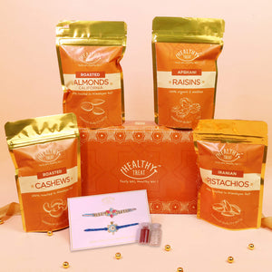 Premium Dry fruit Rakhi Gift Hamper