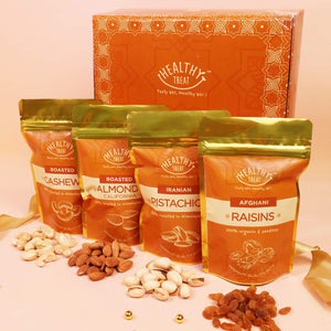 Premium Dry fruit Rakhi Gift Hamper