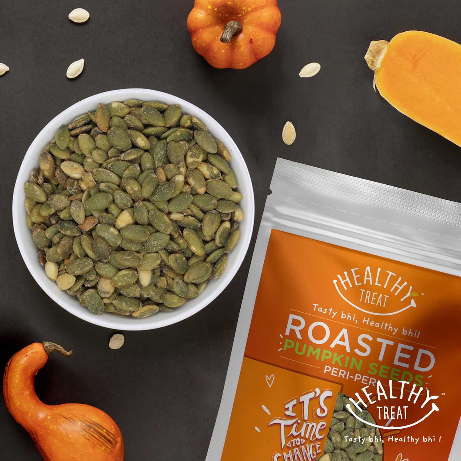 roasted pumkin seeds peri peri