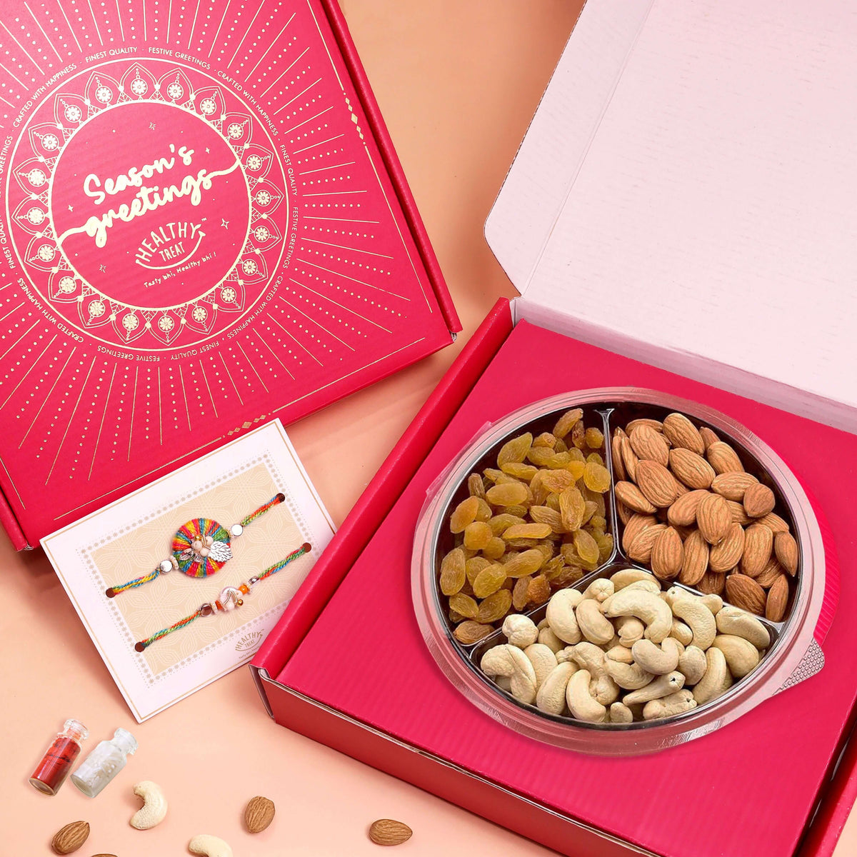 Healthy Treat Shagun Rakhi Gift Hamper