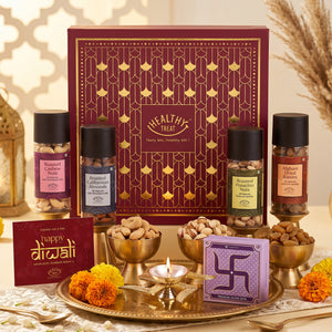 Swastik Box Diwali Dry Fruit Gift Box Hamper
