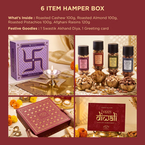 Swastik Box Diwali Dry Fruit Gift Box Hamper