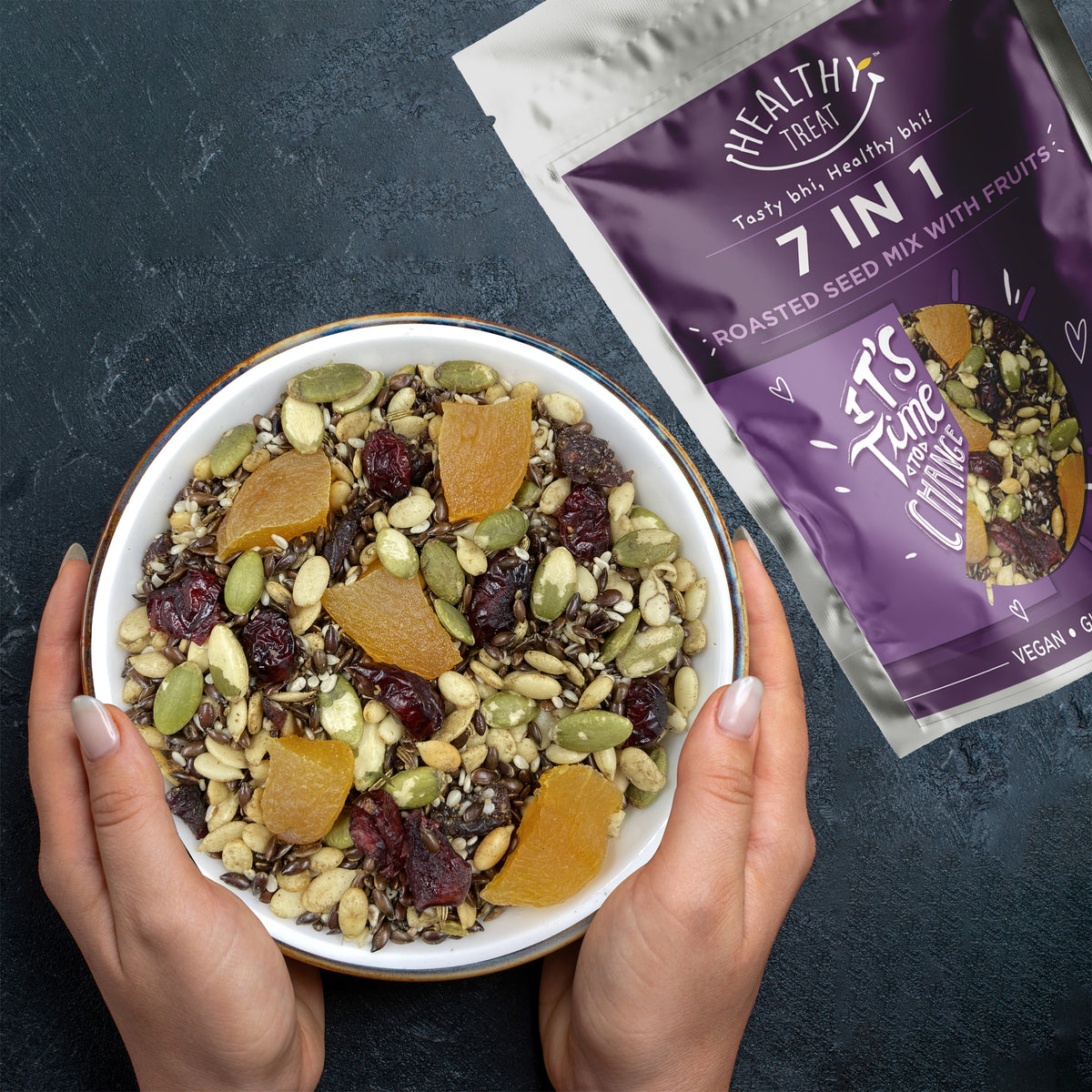 Roasted 7 in 1 Seed Mix with Fruits 