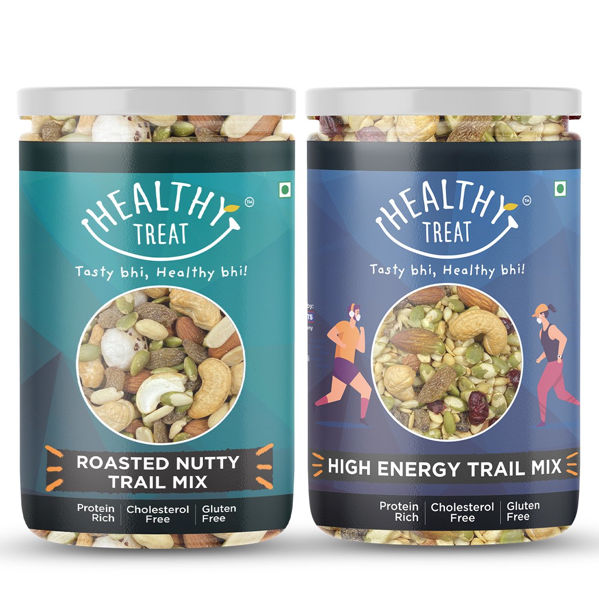 Roasted Nutty Trail Mix and High Energy Trail Mix Combo.