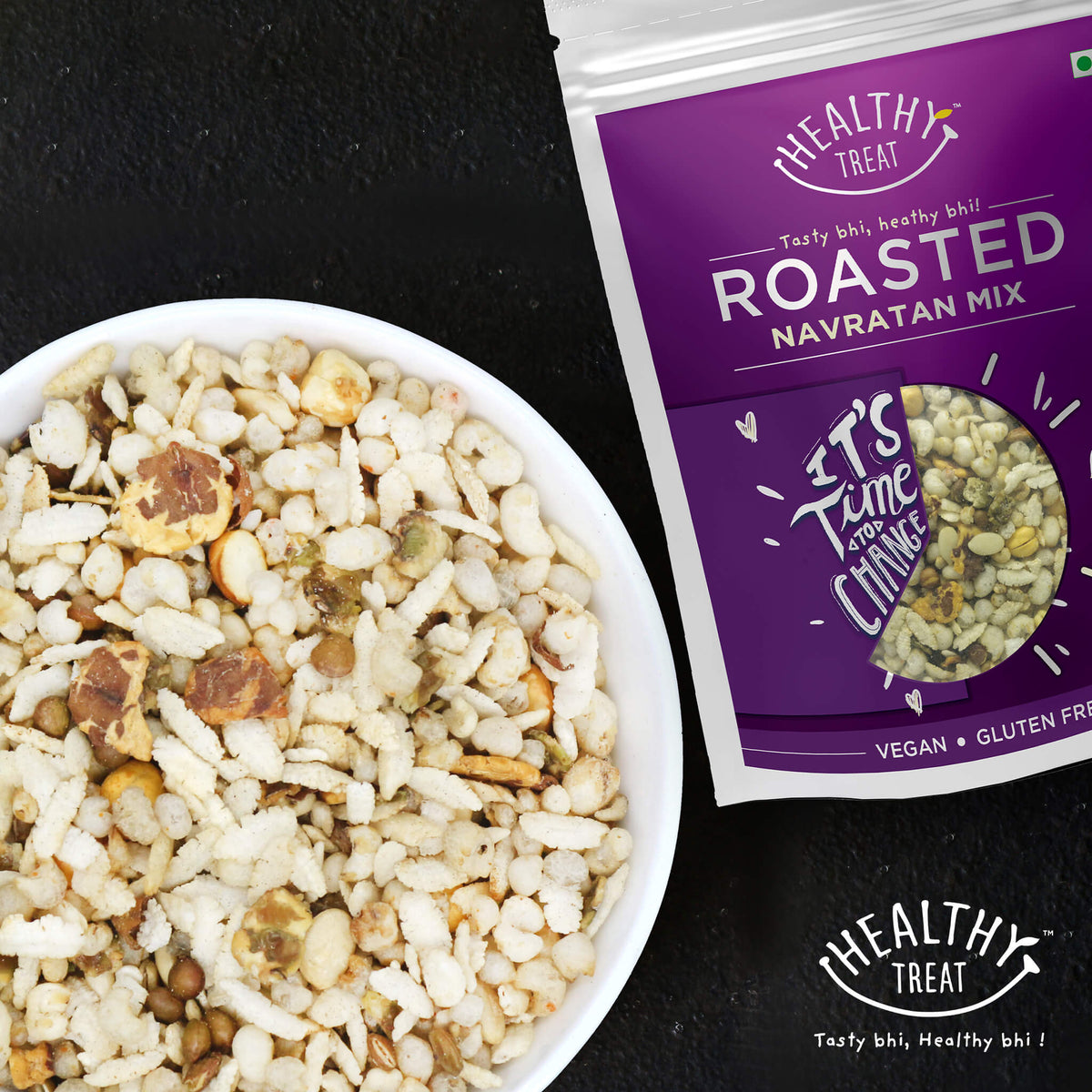 healthy treat navratna mixture namkeen, crunchy and healthy