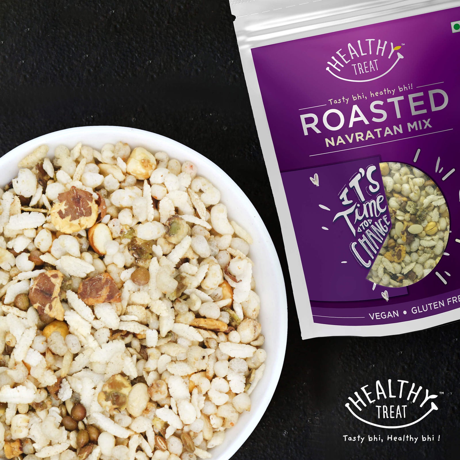 healthy treat navratna mixture namkeen, crunchy and healthy