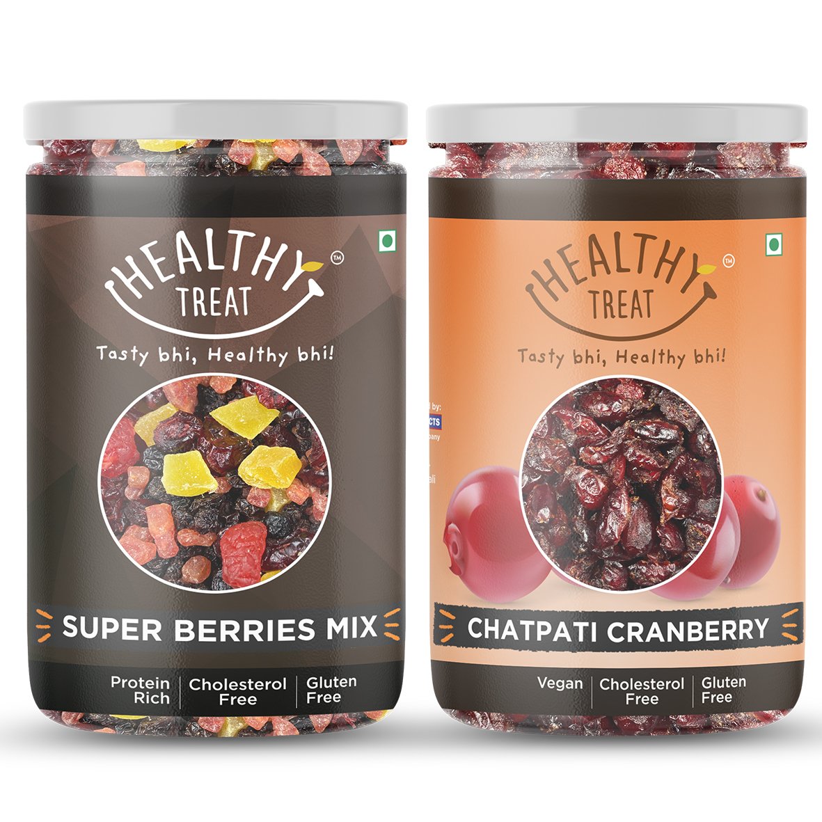 Super Berries Mix and Chatpati Cranberry Combo.