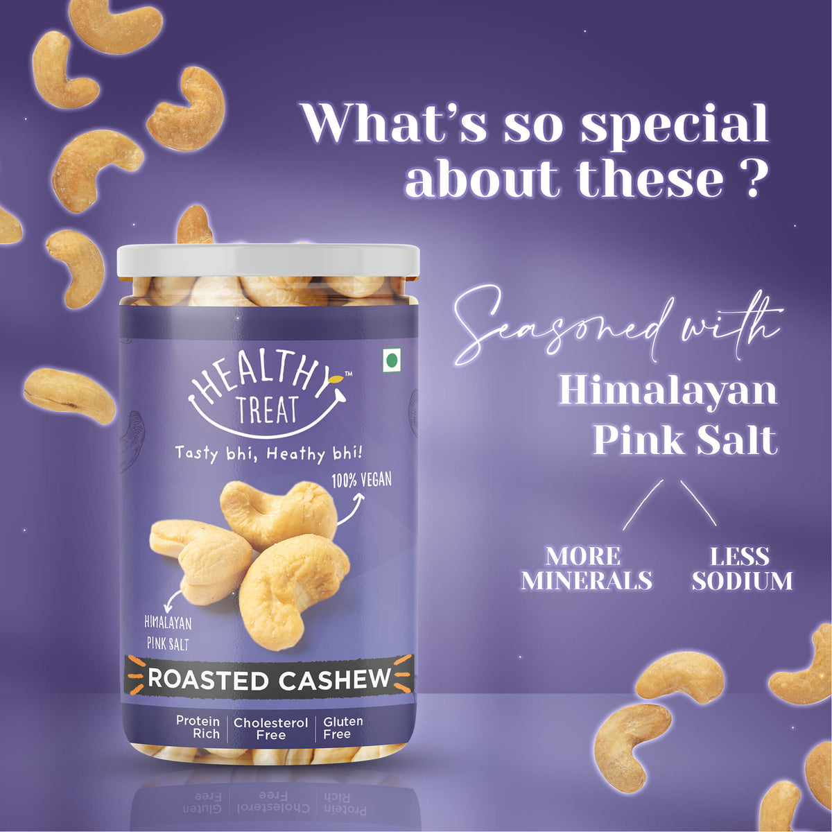 roasted cashews himalayan salted