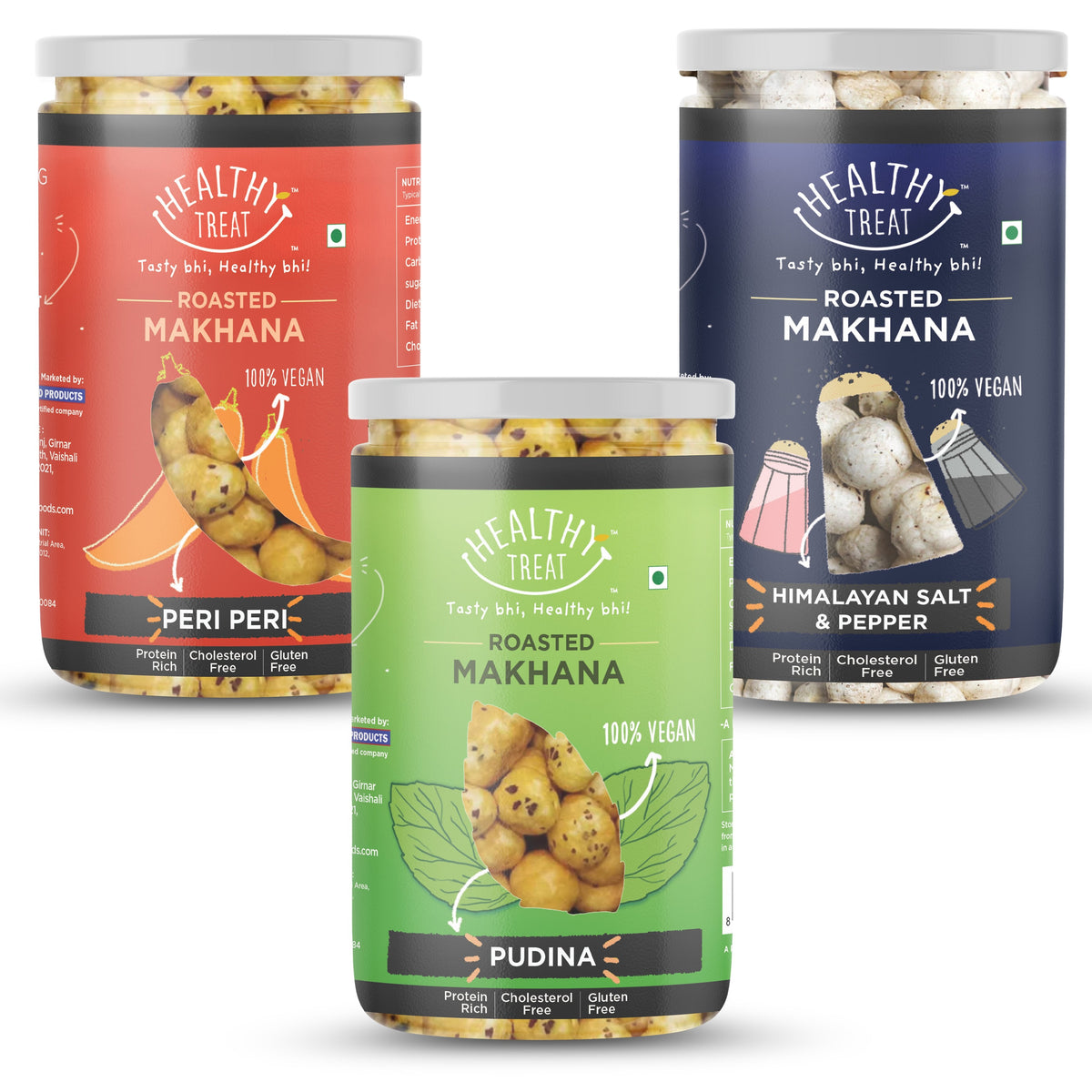 Roasted Makhana Combo - 210 gm.