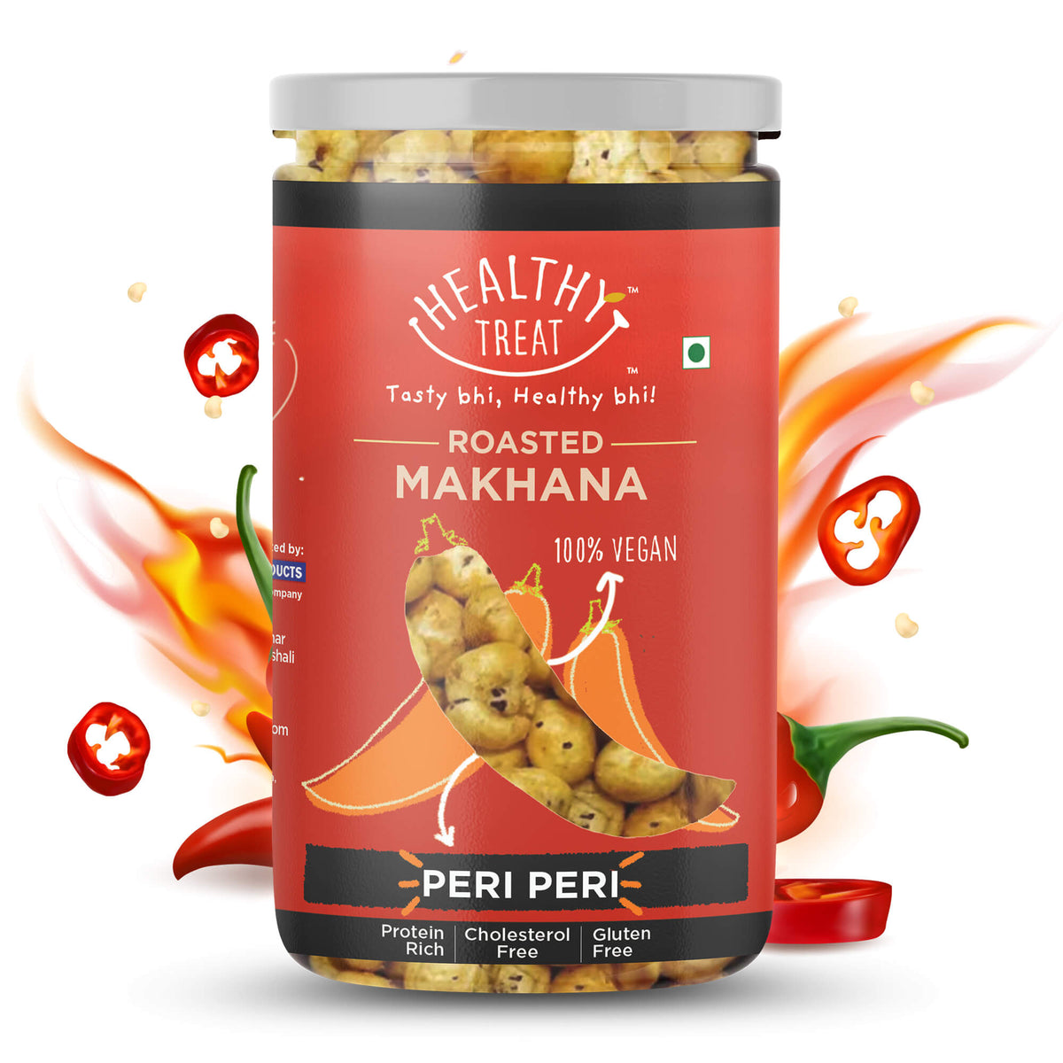 roasted makhana peri peri