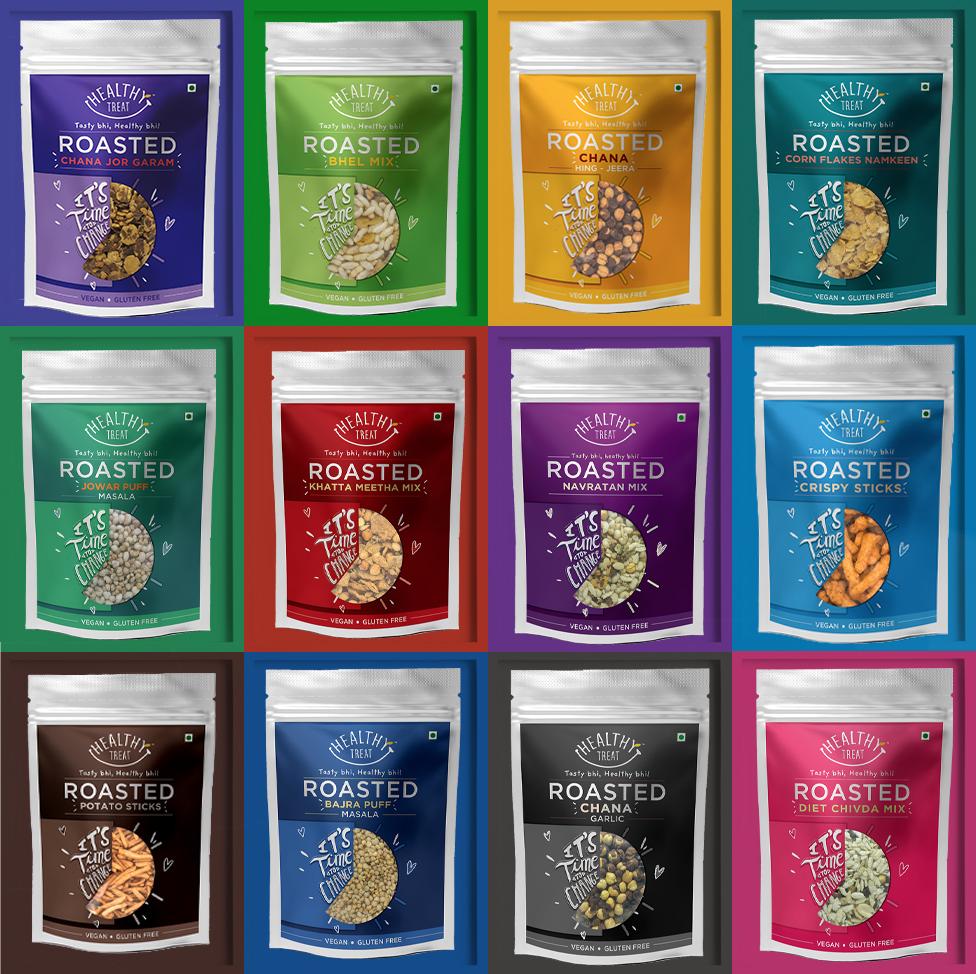 Roasted Snacks Combo - Pack of 12.