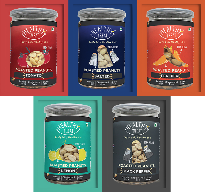 Roasted Peanut Combo - Pack of 5.